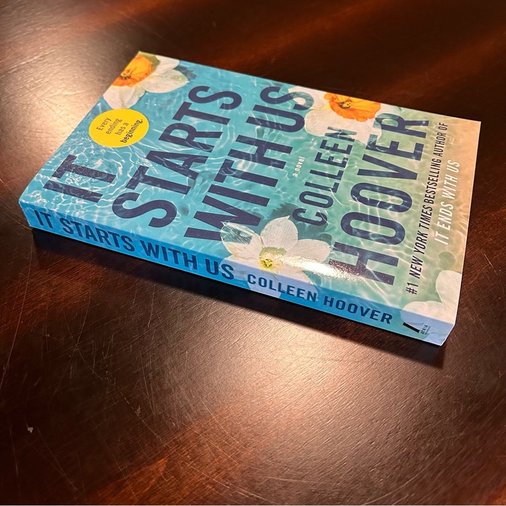 It Starts with Us Paperback Book - Picture 3 of 3